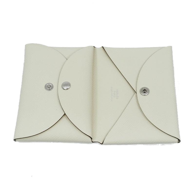 Craie Epsom calvi dou card holder B