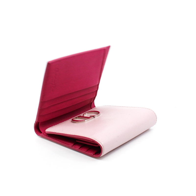 wallet small patent pink