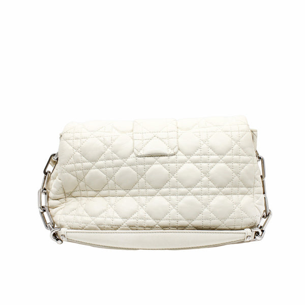 shoulder bag lambskin white  phw - L'UXE LINK